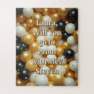 Puzzle Demande pour le bal Vas-tu au bal avec moi Oui o