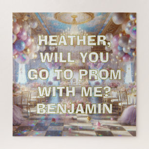 Puzzle Demande romantique pour le bal Va au bal avec mo