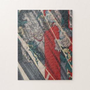 Puzzle Démon d'Ukiyo-e Yokai Ibaraki de Japonais par