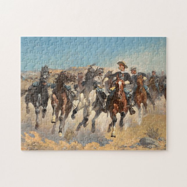 Puzzle Démonté, le quatrième bataillon de Remington (Horizontal)