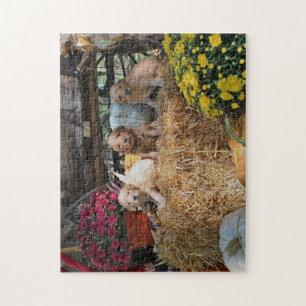 Puzzle denteux de chiot de Goldendoodle