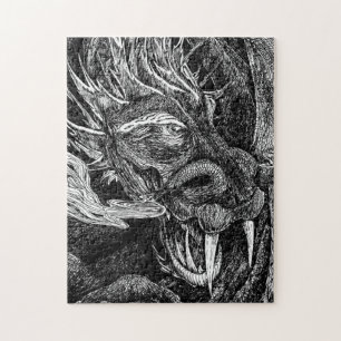 Puzzle denteux de dragon