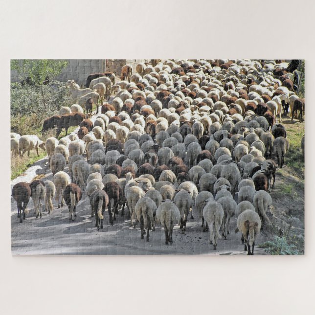 Puzzle denteux délicat d'animal inférieur de (Horizontal)
