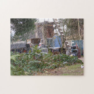 Puzzle d'entrepôt de ferraille de voisinage