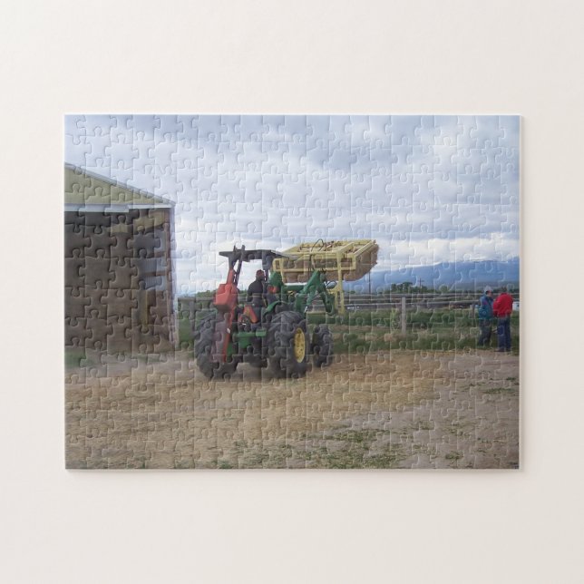 Puzzle Déplacer le foin sur le ranch (Horizontal)