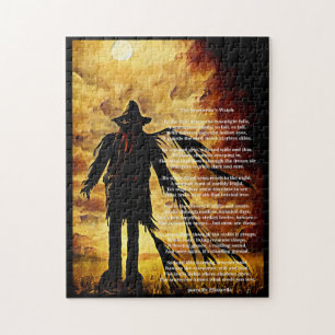 Puzzle Déplaisant Scarecrow sombre art et poème