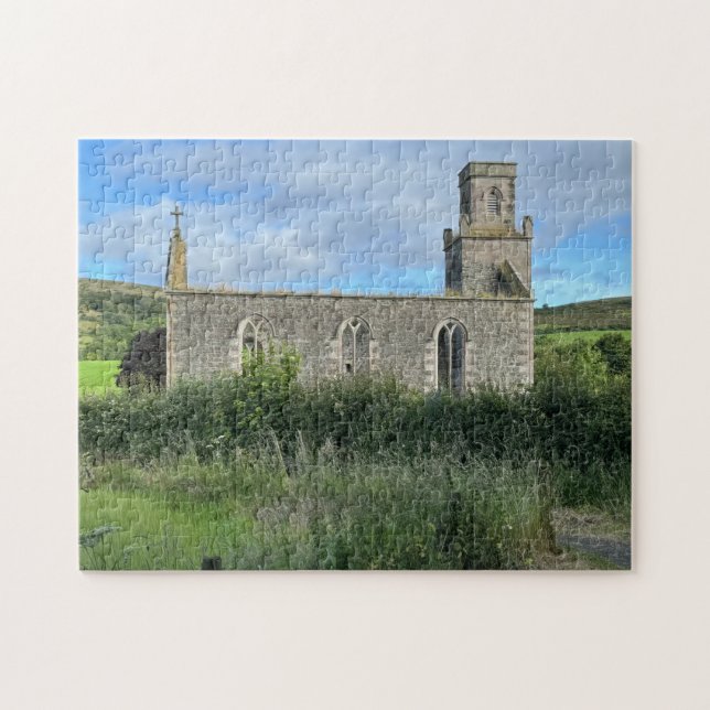 Puzzle Derelict St Colmac Church Isle of Bute Scotland (Horizontal)