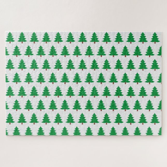 Puzzle des arbres de Noël (Horizontal)