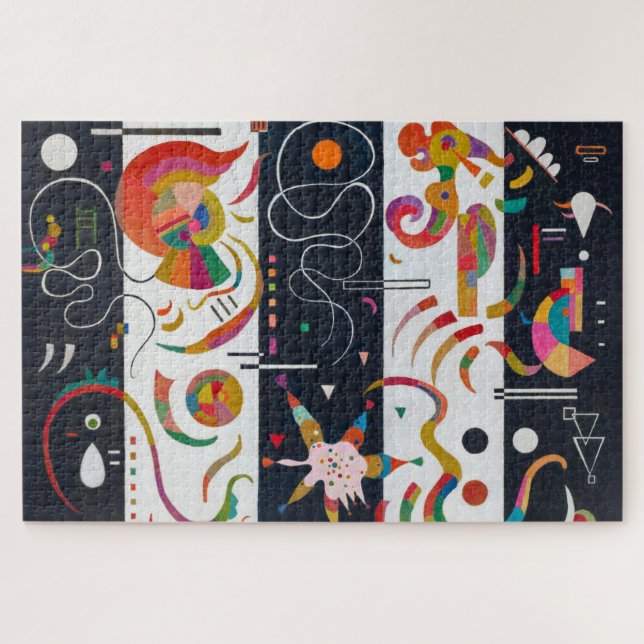 Puzzle Des bandes, Wassili Kandinsky (Horizontal)