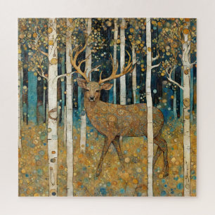 Puzzle des cerfs de forêt dorée