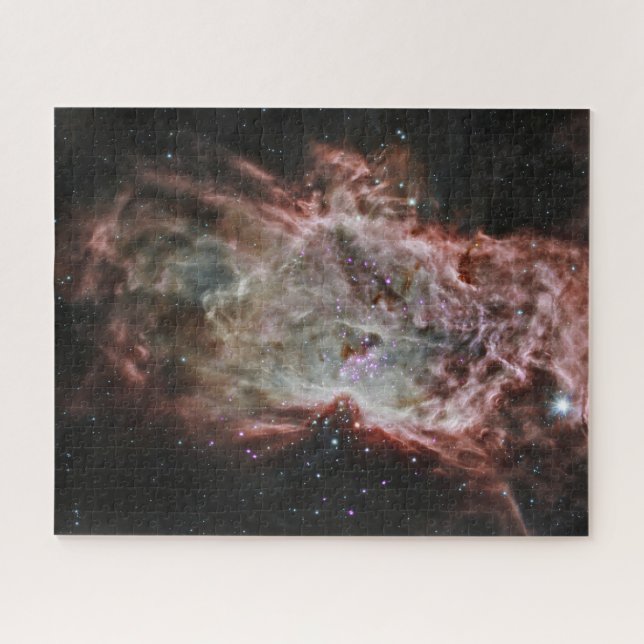 Puzzle Des Clusters Étoiles Au Centre De La Nebula De Fla (Horizontal)