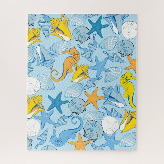 Puzzle des coquilles 16x20 pour les aveugles de co (Vertical)