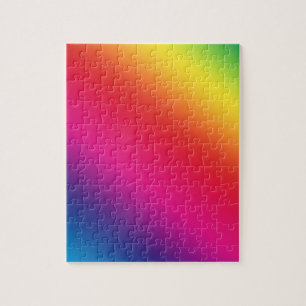 Puzzle des couleurs arc-en-ciel