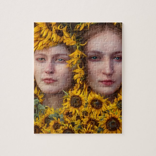 Puzzle des déesses de tournesol (Vertical)