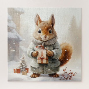 Puzzle des écureuils de Noël