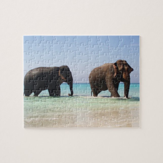 Puzzle des éléphants (Horizontal)