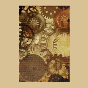 Puzzle des engrenages de Steampunk