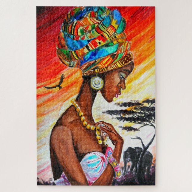 Puzzle des femmes africaines (Vertical)