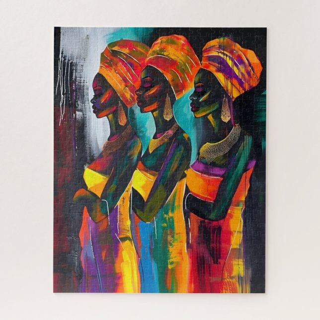 Puzzle des femmes africaines (Vertical)