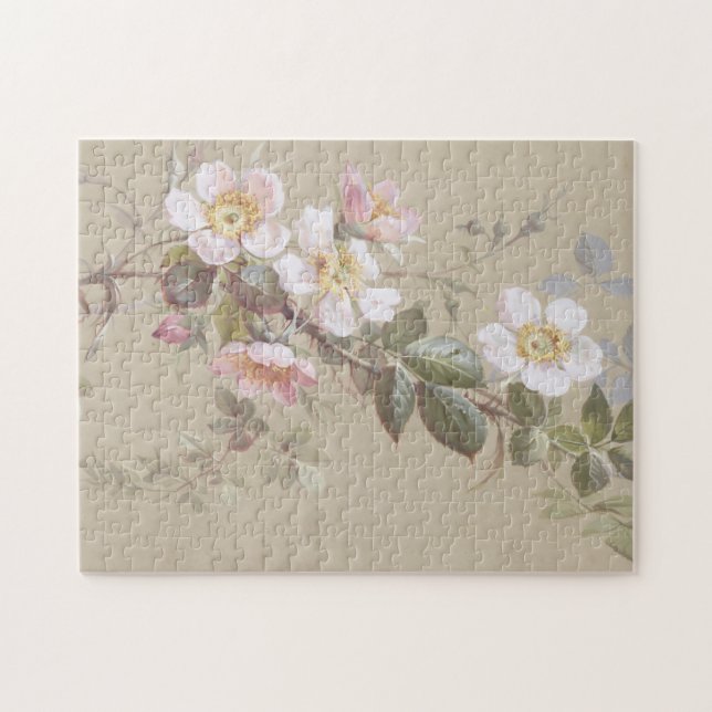Puzzle des fleurs, branches et Feuilles (Horizontal)