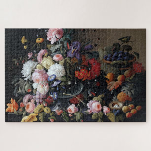 Puzzle Des fleurs Vintages colorées Vase Art Peinture