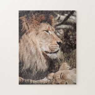 Puzzle des Lions endormis
