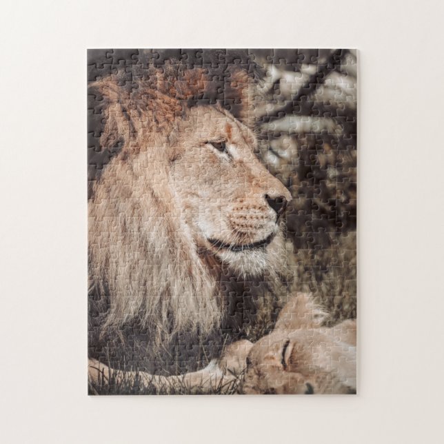 Puzzle des Lions endormis (Vertical)
