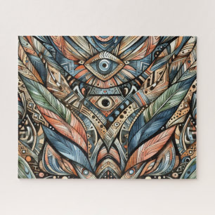 Puzzle des Motifs tribaux africains