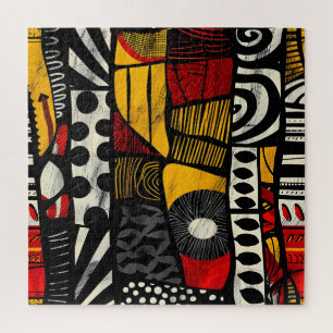 Puzzle des Motifs tribaux africains
