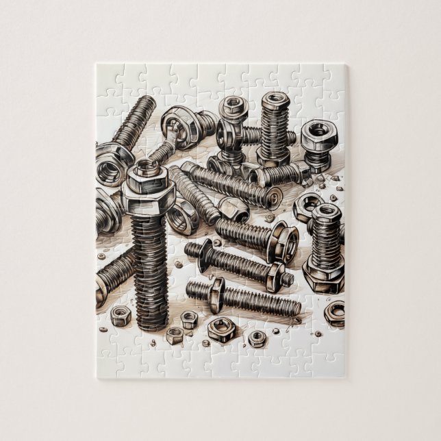 Puzzle des noeuds et des boulons (Vertical)