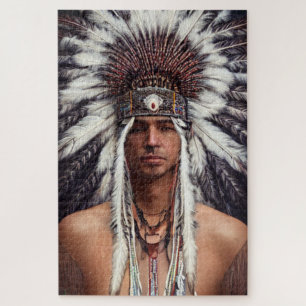 Puzzle des Ojibwa des Amérindiens