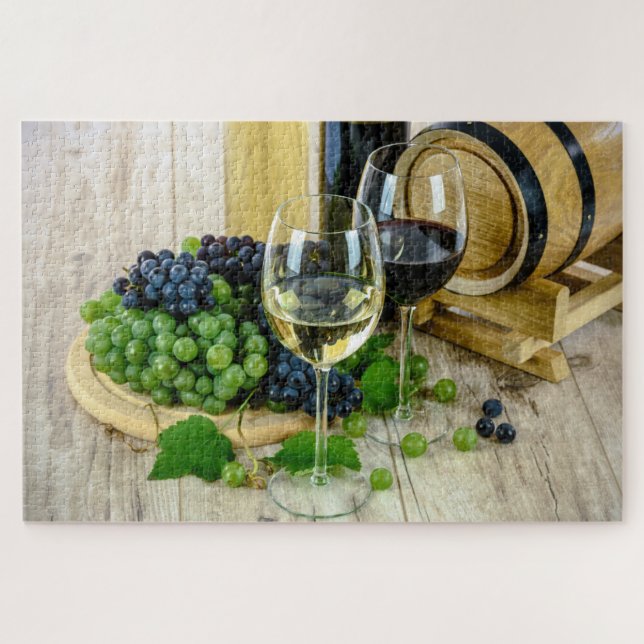 puzzle des raisins et des vins (Horizontal)