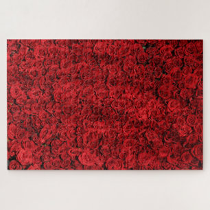 Puzzle des roses rouges