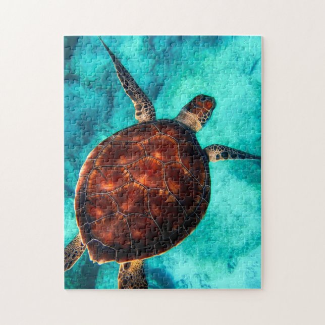 Puzzle des tortues marines (Vertical)