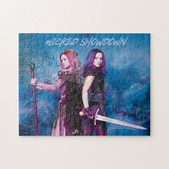 Puzzle Descendants 3 | Mal & Audrey - Bombardement méchan (Horizontal)