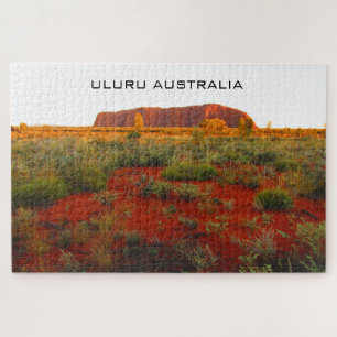 Puzzle désert du centre rouge de uluru