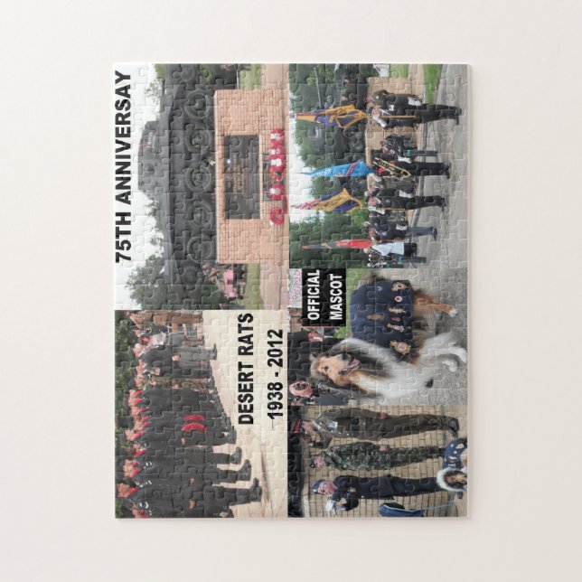 Puzzle Desert Rat 75th Anniversary Celebrations (Vertical)