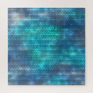 Puzzle Design arrière - plan bleu abstrait créatif.