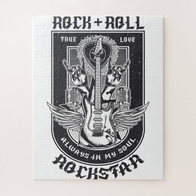 Puzzle Design Guitar Rock (Vertical)
