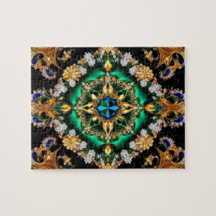 Puzzle Design moderne abstrait Couleurs brésilienn