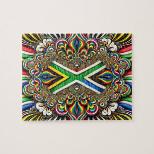 Puzzle Design moderne abstrait Couleurs sud-africa