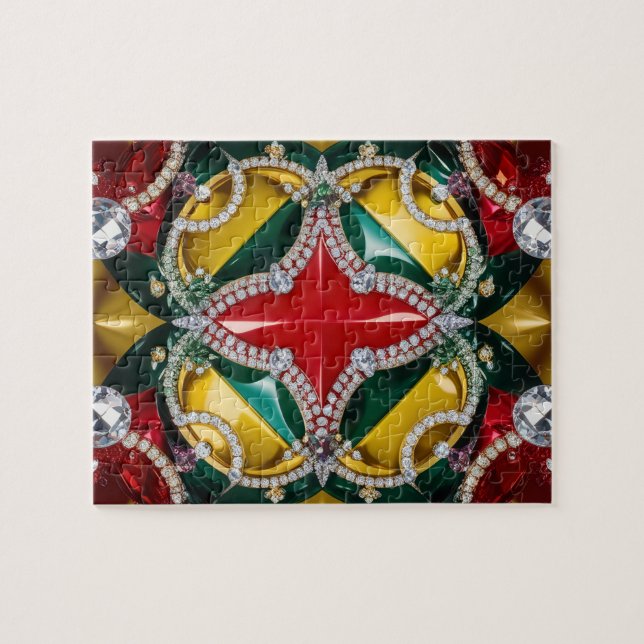 Puzzle Design moderne abstrait Los Angeles Colors (Horizontal)