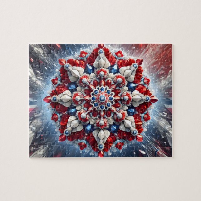 Puzzle Design moderne abstrait Norvège Couleurs (Horizontal)