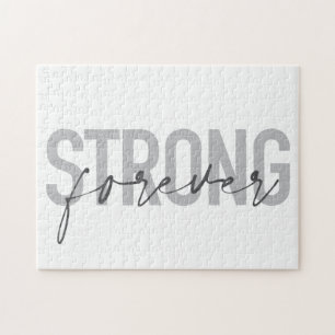 Puzzle Design moderne, simple, chic et élégant Strong For