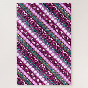 Puzzle Design motif coloré