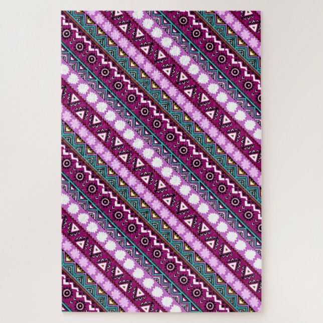 Puzzle Design motif coloré (Vertical)