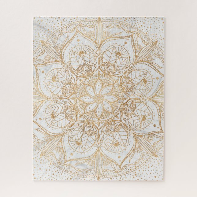 Puzzle Design tendance or floral Mandala Marble (Vertical)