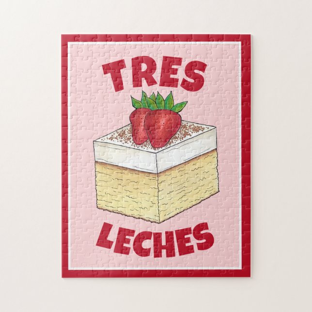 Puzzle Dessert de cuisson au gâteau Pastel de Tres (Vertical)