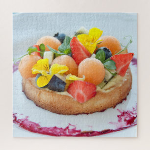 Puzzle Dessert de tarte au melon de fruits