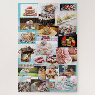 Puzzle Desserts Boulangerie Sweets Collage